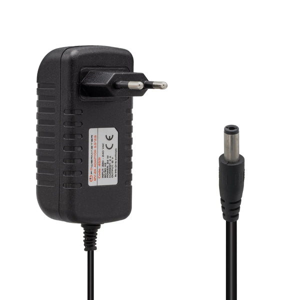 Powermaster 12 Volt - 2 Amper Plastik Kasa Priz Tip 5.5*2.1 Uç Mini Cihaz Adaptör